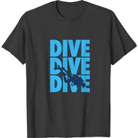 T-shirt de plongée Dive Dive Dive pour jeunes
