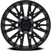 Roues Arena Finesse Noir Brillant - 22x9.5 - Motif de Boulons 6x139.7