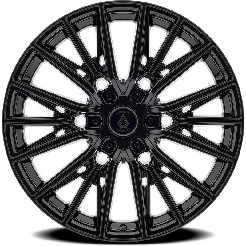 Arena Finesse Gloss Black Wheels - 22x9.5 - 6x139.7 Bolt Pattern — Wheels & Rims