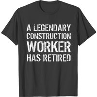 T-shirt Retraité Ouvrier du Bâtiment pour Hommes