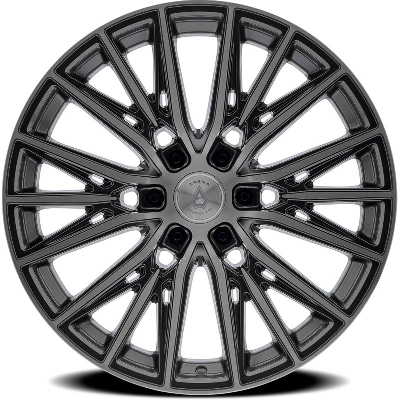 Arena Finesse Gloss Gunmetal 22x9.5 Rims - 6x139.7 Bolt Pattern — Wheels & Rims