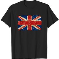 Union Jack Flag Vintage Look T-Shirt for Men