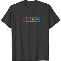 T-shirt Techno Periodic System Techno Music Rave EDM pour hommes — T-shirts pour hommes