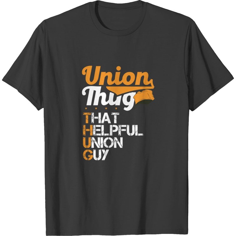Helpful Union Guy Labor Day T-Shirt for Men — Mens T Shirts