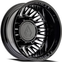 Roues Arena Forged Dually Casino Arrière Noir Brillant 22x8.25 8x200