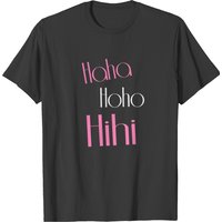 Haha Hoho Hihi Men's T-Shirt in Black