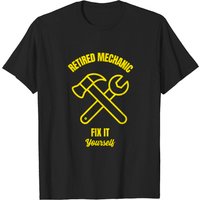 T-shirt Retraité Mécanicien Réparez-le Vous-même pour Hommes — T-shirts pour hommes