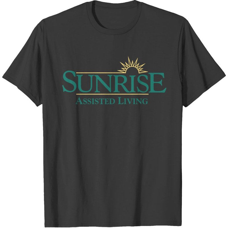 Sunrise Assisted Living Men's T-shirt in Black