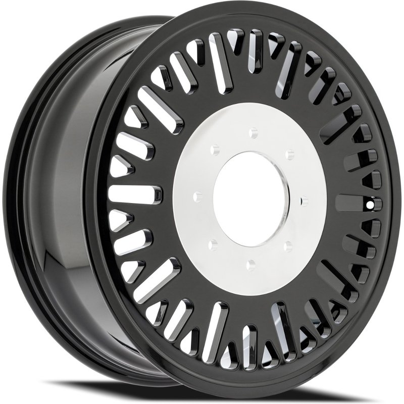 Arena Forged Dually Casino Inner Gloss Black Wheel - 22x8.25 — Wheels & Rims