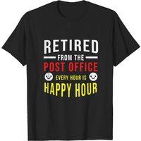 T-shirt pour hommes Retraite Bureau de Poste Travailleur Postal Retraité