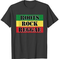 T-shirt Rasta Flag Roots Rock Reggae pour hommes