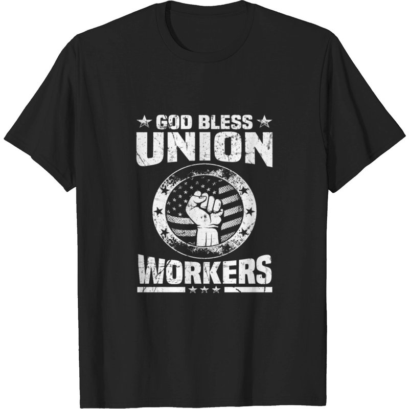 T-shirt pour hommes Union Worker Apparel en noir