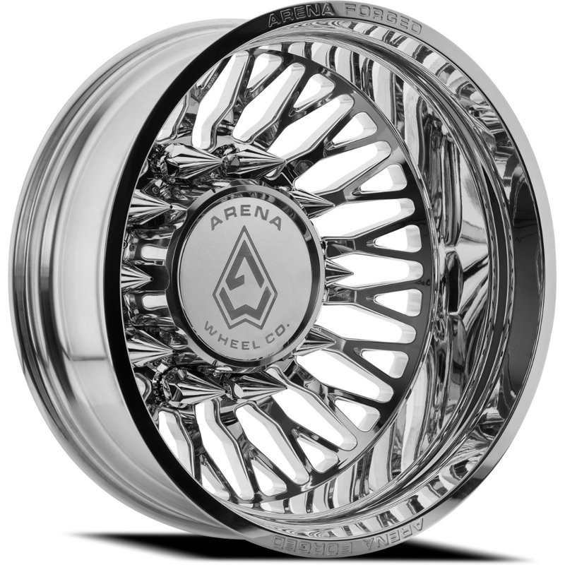 Arena Forged Dually Maximus Rear Milled and Polished Wheels — Wheels & Rims