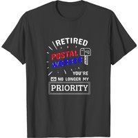 Retirement Post Office Retired Postal Worker T-shirt for Men