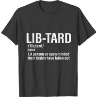Libtard Open Minded Brains T-Shirt for Men