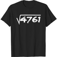 Funny Math Problem Square Root of 4761 Men's T-Shirt