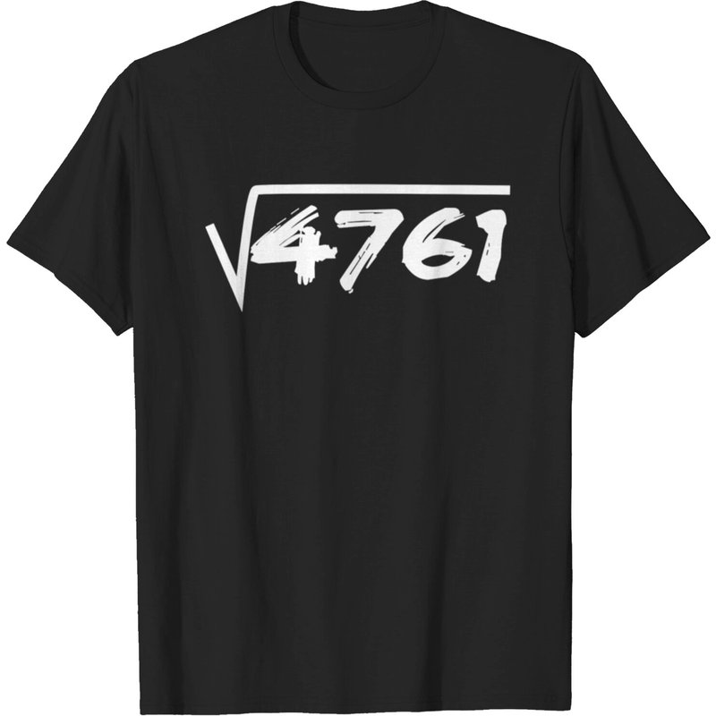 T-shirt Humoristique Problème Mathématique Racine Carrée de 4761 pour Hommes — T-shirts pour hommes