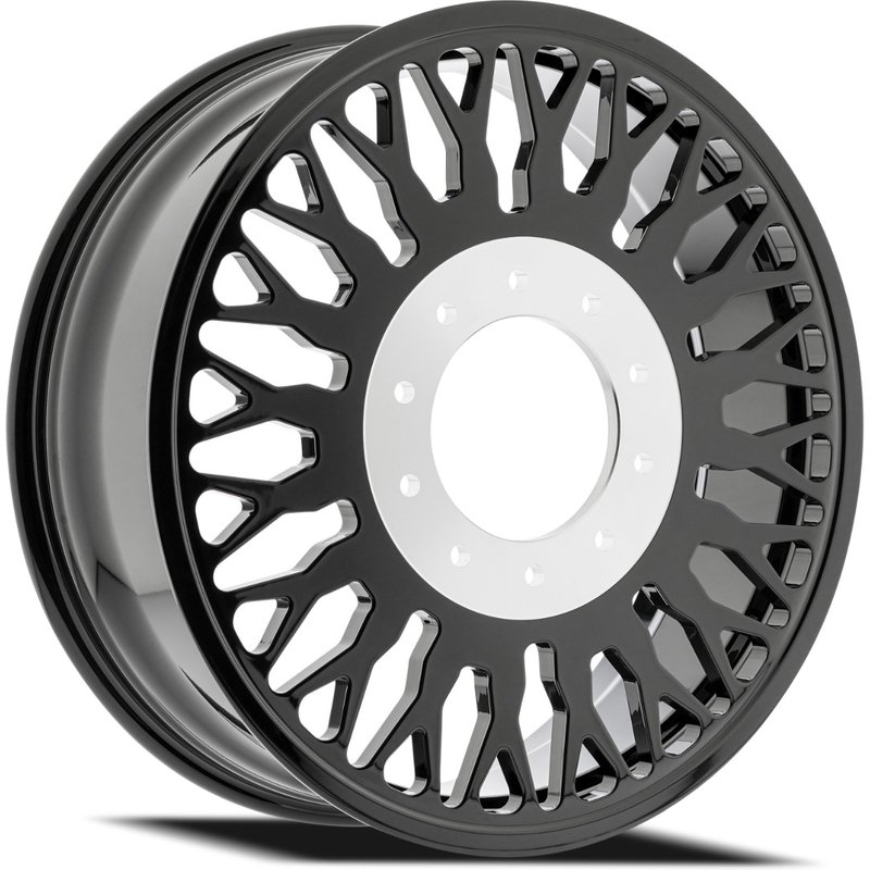Arena Forged Dually Maximus Inner Gloss Black Wheel - 22x8.25 — Wheels & Rims