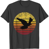 Bird Silhouette Sunset Sunrise T-Shirt for Men