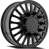 Arena Forged Dually Shoreline Front Gloss Black Wheel - 24x8.25 — Wheels & Rims