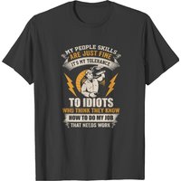 T-shirt Volt Current Voltage Electricien Énergie pour hommes