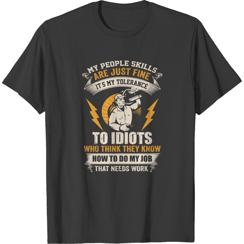 T-shirt Volt Current Voltage Electricien Énergie pour hommes — T-shirts pour hommes