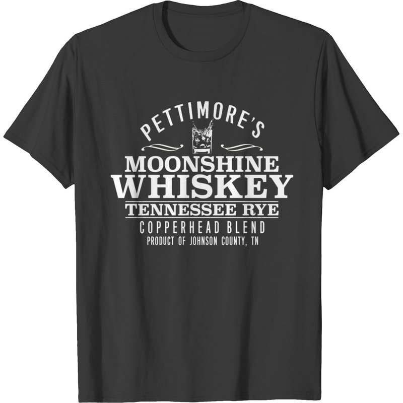 T-shirt pour hommes Pettimore's Copperhead Blend Whiskey — T-shirts pour hommes