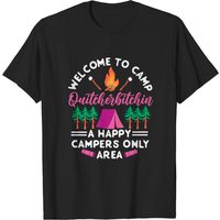 T-shirt Camping Tent Welcome To Camp pour hommes — T-shirts pour hommes