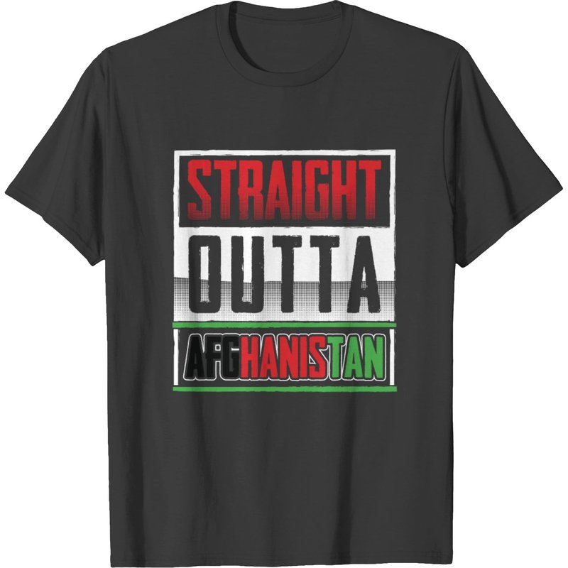 T-shirt Straight Outta Afghanistan pour hommes — T-shirts pour hommes