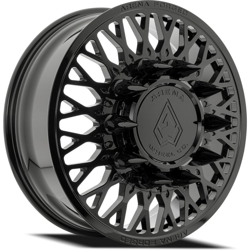 Arena Forged Dually Stealth Front Wheel Gloss Black 24x8.25 — Wheels & Rims