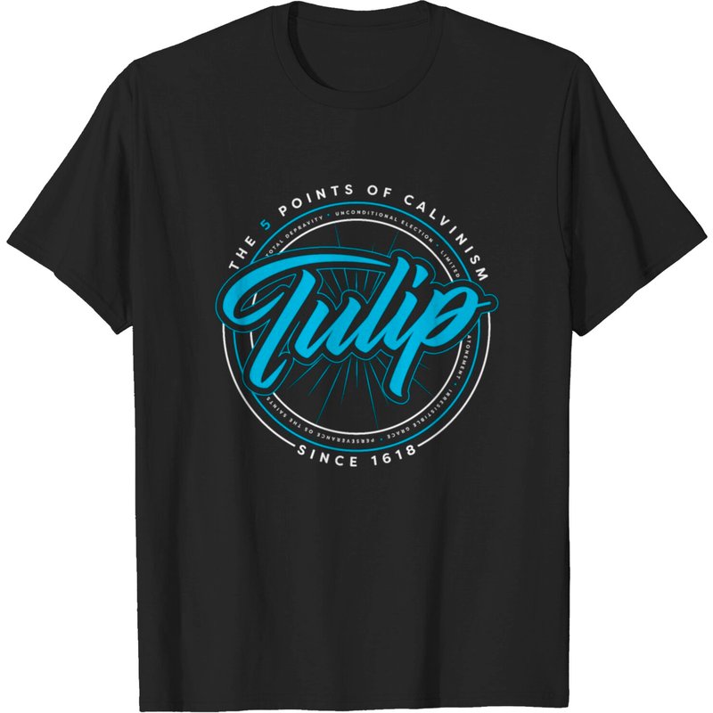 T-shirt Tulip A Calvinist Christian pour hommes — T-shirts pour hommes