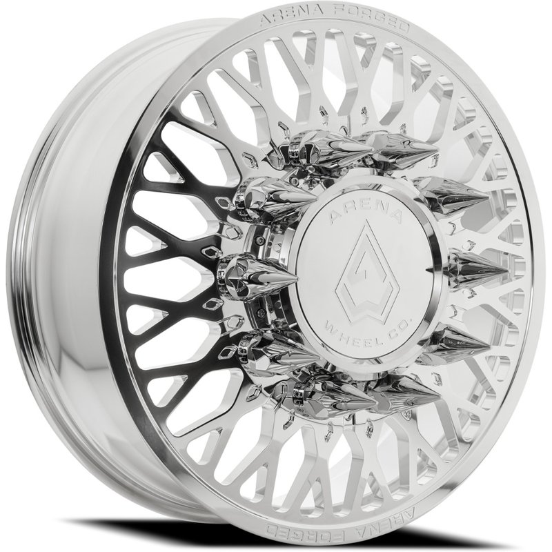 Arena Forged Dually Stealth Front Milled and Polished Wheels — Wheels & Rims