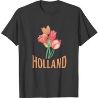 Holland Tulips Spring Flower T-shirt for Men