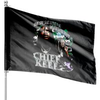 Drapeau Rap Chief Keef - Drapeau en Polyester Recto-Verso — Drapeaux décoratifs
