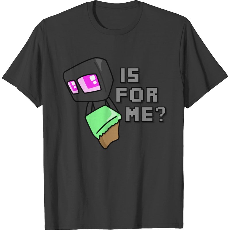 Cute Enderman Men's T-Shirt in Black — Mens T Shirts