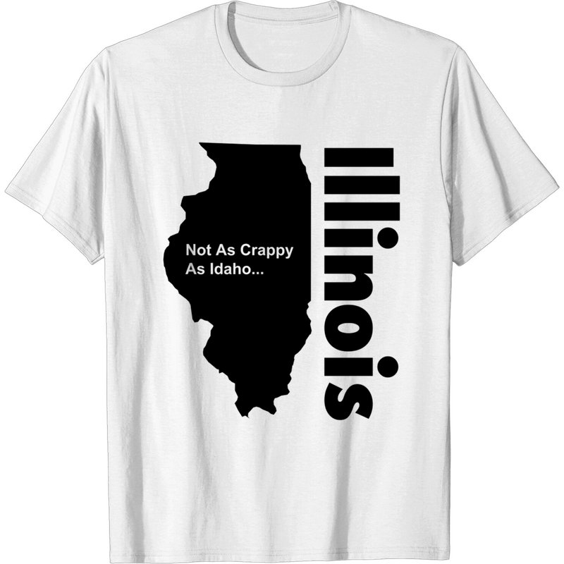 T-Shirt Illinois pour hommes en bleu royal — T-shirts pour hommes