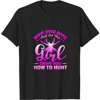 Move Over Boys This Girl Show You How To Hunt T-shirt for Men — Mens T Shirts