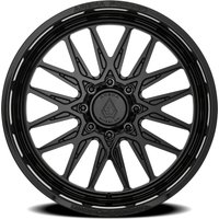 Roues Arena Forged Thor Noir Brillant - 24x12 - Motif de Boulons 8x170 — Roues et jantes