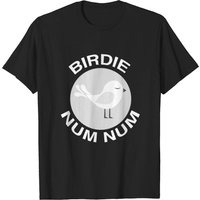 Birdie Num Num White T-shirt for Men — Mens T Shirts