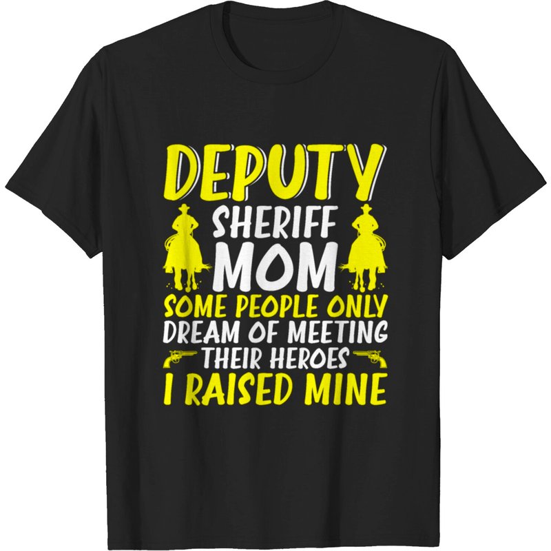 T-shirt Deputy Sheriff Mom Law Enforcers pour hommes — T-shirts pour hommes