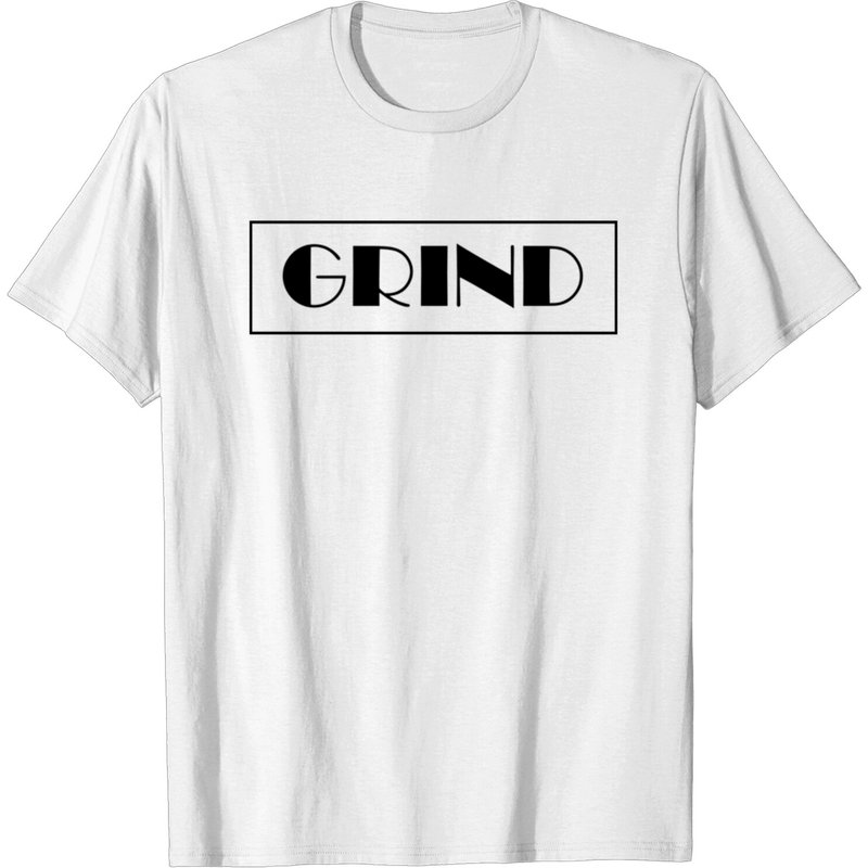 Grind T-Shirt for Men - Funny Graphic Tee — Mens T Shirts