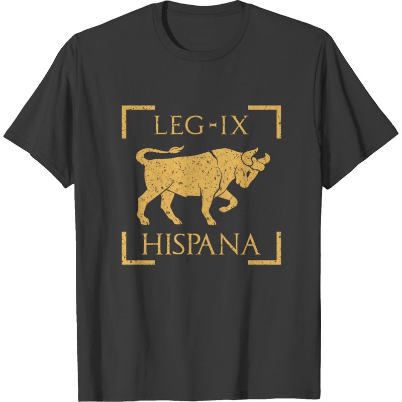 T-shirt Légion Romaine Legio IX Hispana avec Emblème pour Hommes — T-shirts pour hommes