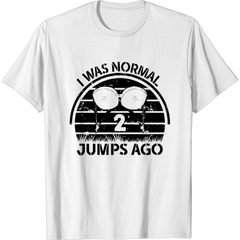 T-shirt Paratrooper Airborne I Was Normal 2 Jumps Ago pour hommes