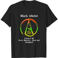 T-shirt Black Atheist I Reject All Sl pour hommes