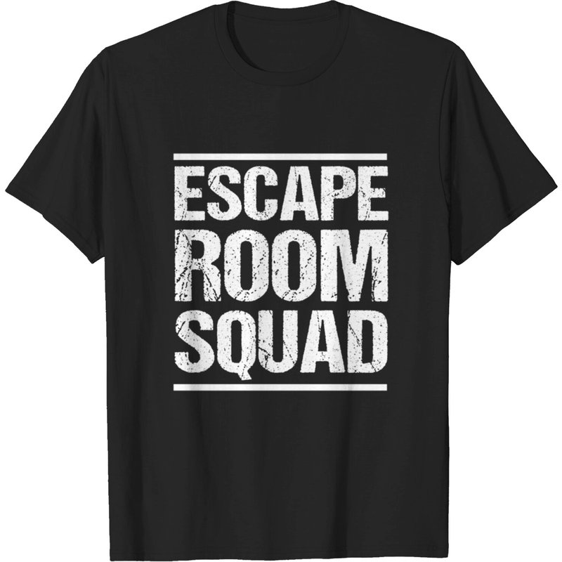 T-shirt pour hommes Escape Room Squad en noir