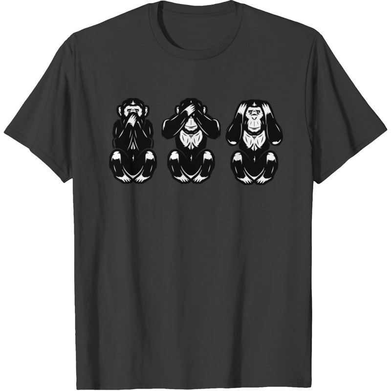 See No Evil, Hear No Evil, Speak No Evil Men's T-shirt — Mens T Shirts