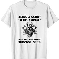T-shirt Being A Scout Is Post Apocalyptic Survival Skill 3 pour hommes — T-shirts pour hommes