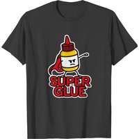 T-shirt de costume d'Halloween Super Glue Pun Super Héros pour hommes — T-shirts pour hommes