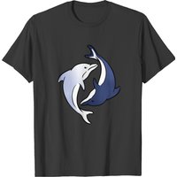 T-shirt Dolphin Yin Yang pour amateur d'art — T-shirts pour hommes