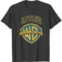 T-shirt If You See The Police Warn A Brother pour hommes — T-shirts pour hommes